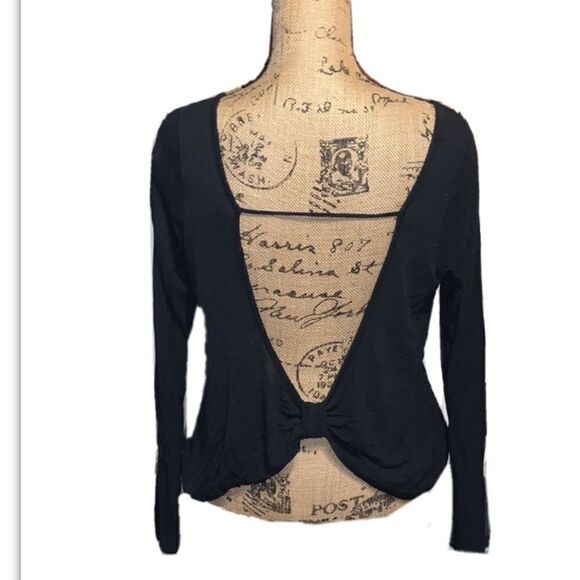 Zinga black open back top size S - Picture 2 of 5